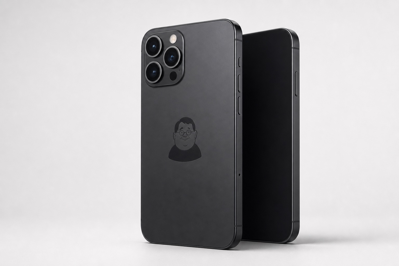 黒いOji Phone Proの背面